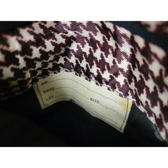 Vintage‎ 70s Society Brand Black Polyester Leisure Sport Coat sz 40? - Picture 11 of 12